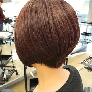 ショート カラー 大人女性ショート専門 tomodaのヘアスタイル