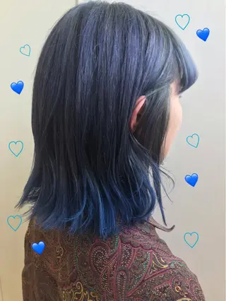 ミディアム カラー 新宿駅近♡個室 ♡関口三都季🌜のヘアスタイル