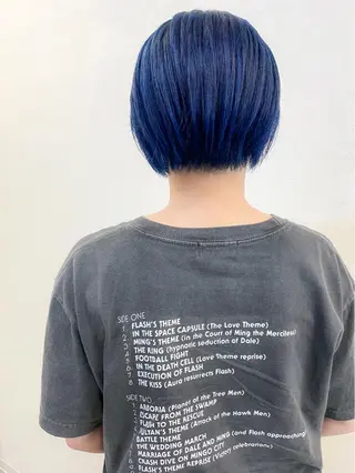 ショート カラー Luxbe hakataのヘアスタイル