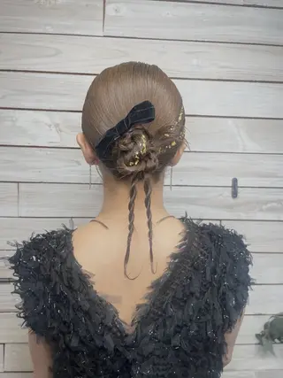 ミディアム 西林 玲那/ヘアセットのヘアスタイル