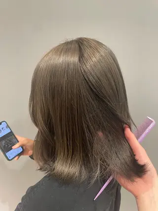 カラー 柏木 彩夏のヘアスタイル