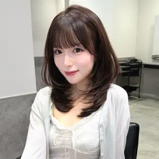 ロング カラー 韓国系支持率No.1 レイヤー特化/きょうのヘアスタイル