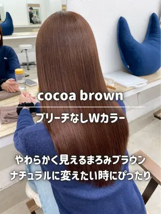ロング カラー ナチュラルカラー/ ハイトーン AMIのヘアスタイル