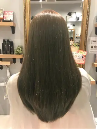 ロング カラー 個室で似合わせ好印象 🧡外山弥千代のヘアスタイル