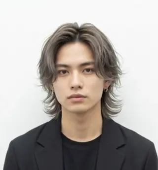 ショート パーマ メンズ 西田まさき |メンズヘア/パーマの眉毛・アイブロウイメージ