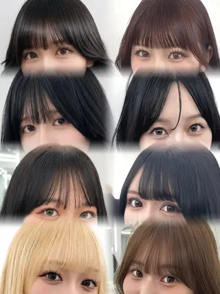 ロング カラー 盛れる顔周り✨韓国 レイヤーkanatoのヘアスタイル