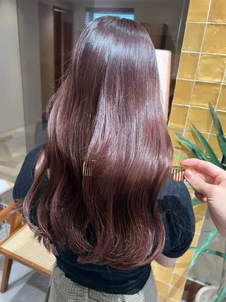 ロング カラー 艶髪/透明感 髪質改善 YUKIのヘアスタイル