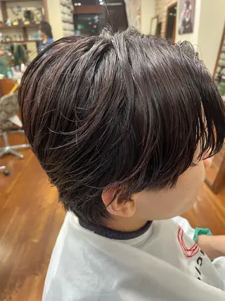 ショート カラー メンズ 浅岡 昭汰のヘアスタイル