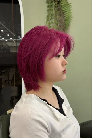 カラー AYANE ◝✩韓国ヘアのヘアスタイル