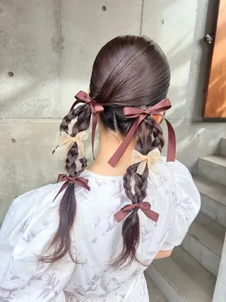 ロング ユカ yのヘアスタイル