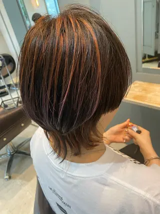ショート カラー 塚本 昂のヘアスタイル