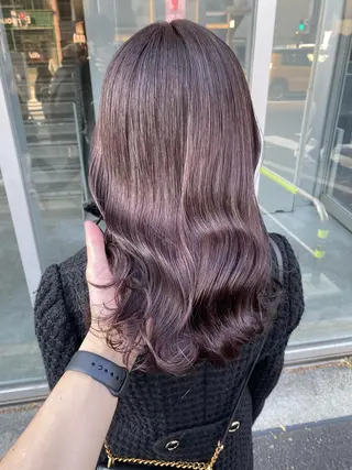 ロング カラー ヘアアレンジ ハッシュカット/レイ ヤーカットArataのヘアスタイル