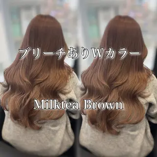 セミロング カラー THE ECT 🌸濱吉優希🌸のヘアスタイル