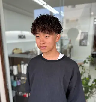 ショート パーマ メンズ メンズパーマの達人 / タカシマダイスケのヘアスタイル