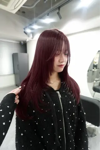 ロング カラー 💋色気ハイトーン 💋HARUKAのヘアスタイル