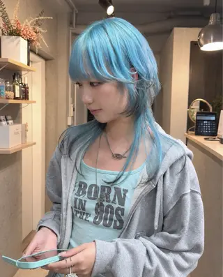 ロング カラー 心斎橋難波/カラー ココロのヘアスタイル