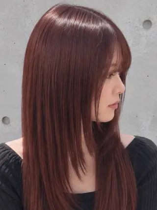ミディアム カラー takagi nayuのヘアスタイル