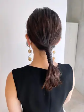 ヘアアレンジ 銀座/レイヤーカット 🤍内野すみれのヘアスタイル