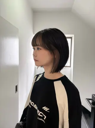 ショート 韓国ヘア🇰🇷 𝑳𝒊𝒏𝒂🤍のヘアスタイル