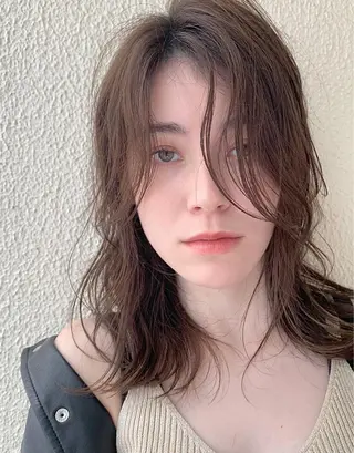 ミディアム topstylist 満足度⭐️堀川星哉のヘアスタイル