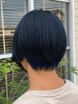 ショート カラー and fine ほりのヘアスタイル