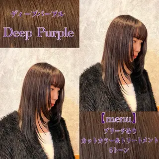 セミロング カラー 🫧美髪＆艶カラー 増田魁土🫧のヘアスタイル