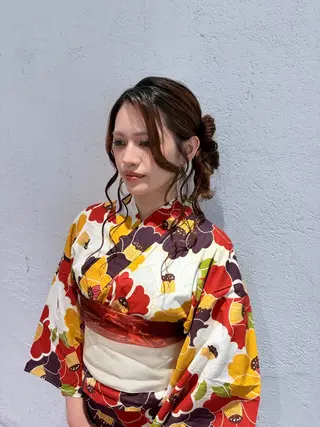 ロング ヘアアレンジ ♛︎ きっか ♛︎ ヘアアレンジ🩵のヘアスタイル