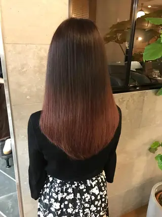 セミロング 開發 智也のヘアスタイル