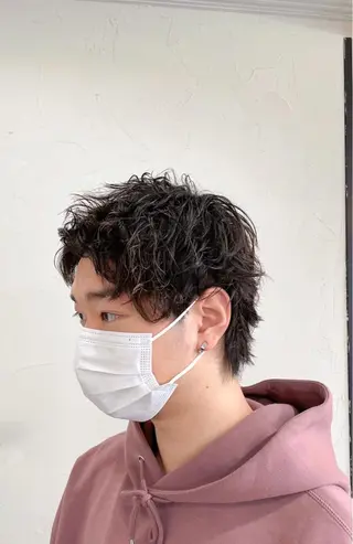ショート メンズ かんばら りょーいのヘアスタイル