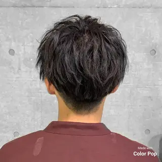 ショート パーマ メンズパーマの達人 KAITOのヘアスタイル