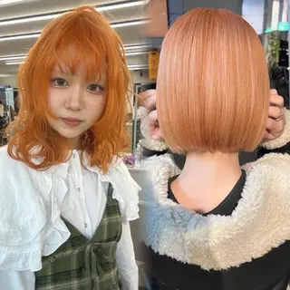 ミディアム 🎀ブリーチ ハイト ーン ♡Kanon♡のヘアスタイル