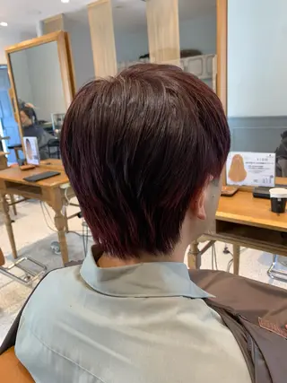 ショート メンズ 立花 莉奈のヘアスタイル