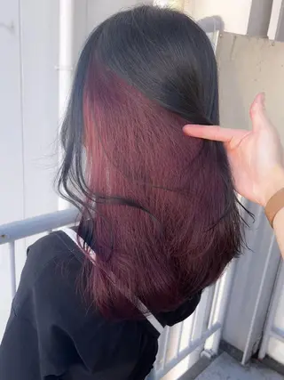 セミロング 🇰🇷韓国スタイル 🇰🇷友輝のヘアスタイル