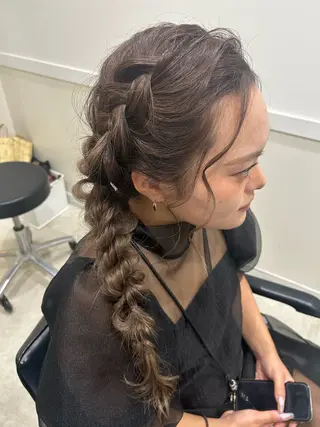 ヘアアレンジ 🌼透け感カラー 🌼Rinaのヘアスタイル
