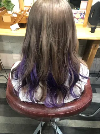 ミディアム PANOL 秀島のヘアスタイル