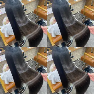 ロング エクステ×髪質改善× 𝑺𝑬𝑵𝑹𝑰のヘアスタイル