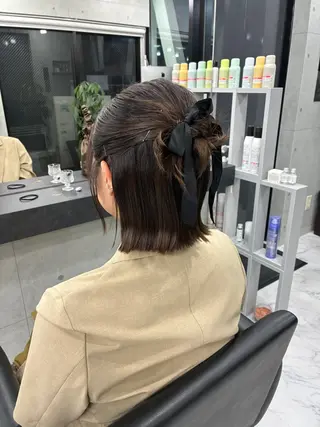 ショート ヘアアレンジ Endearing 🌟銀座のヘアスタイル