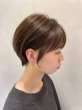 ショート カラー パーマ ショートカット/レイ ヤーヘア🍀坂本大樹のヘアスタイル