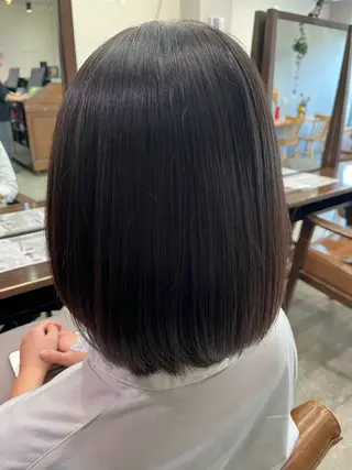 ショート 縮毛矯正/さらつや トリートメント首藤のヘアスタイル