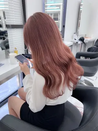 ロング カラー ヘアアレンジ 🏹横浜CANDY 🏹のヘアスタイル