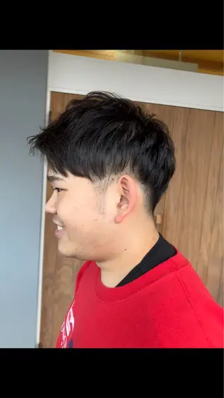 ショート メンズ 佐藤 悠生 メンズパーマ.カットのヘアスタイル