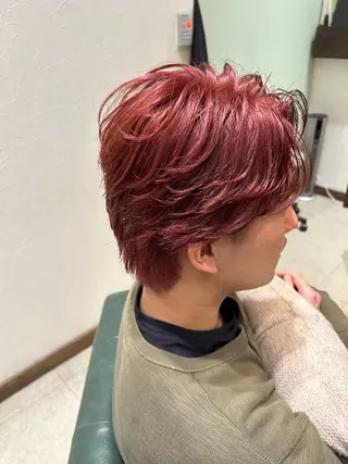 カラー メンズ 菱田 天斗のヘアスタイル