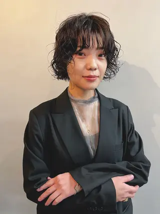 ショート パーマ ボブとパーマの達人 /美容室難民の方是非のヘアスタイル