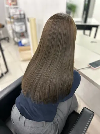 セミロング カラー ヘアアレンジ 【代表】 たき〜のヘアスタイル