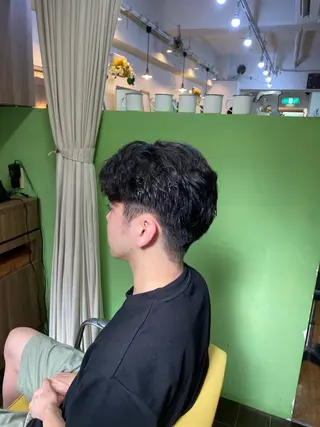パーマ ヘアアレンジ メンズ 20代〜40代 大塚🌱松原大将のヘアスタイル