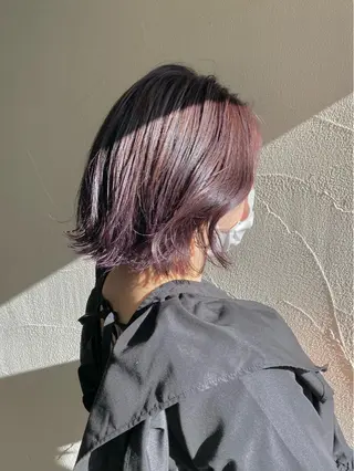 ショート カラー ハイトーン×似合わせ 🌱中川慎之介のヘアスタイル