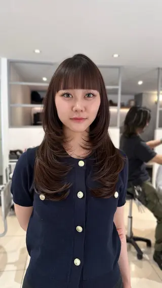 ロング 🎀LUNA🎀 レイヤーカット/艶髪のヘアスタイル