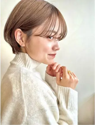 ショート カラー 【海外風ヘア、 似合わせ】KAEDEのヘアスタイル