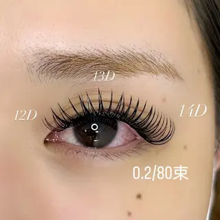 マツエク・マツパ アイラッシュ アトリエFAMのマツエク・マツパデザイン