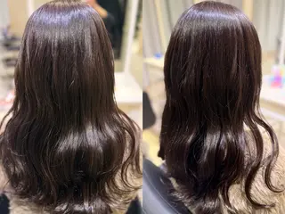 セミロング カラー 艶髪✨ 徳丸 瞭のヘアスタイル
